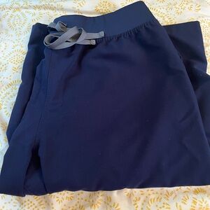 Figs Livingston high wasited scrub pants xxl navy blue women’s